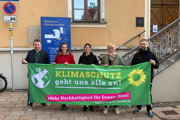 Fraktion Bündnis 90/ Die Grünen im Donauwörther Stadtrat fordert ein radikales Umdenken in Sachen Klimaschutz 