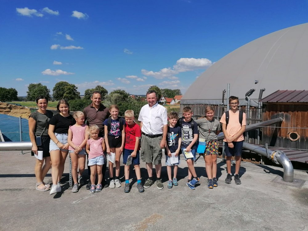 Wanderung zur Biogasanlage